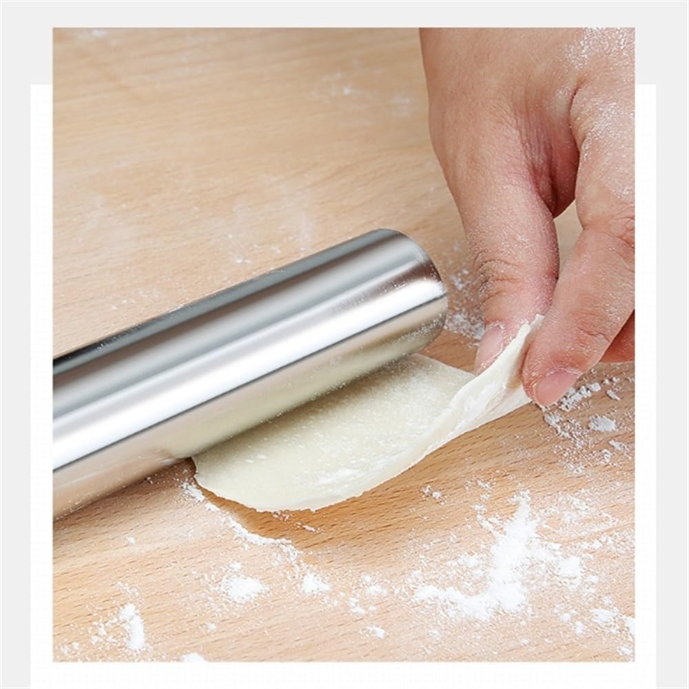 Nudelholz mit Antihaftbeschichtung zum Backen, ideal für Knödelhaut, Haushalt, 32,5 x 2,8 cm, leicht zu reinigen, langlebiges Küchenwerkzeug