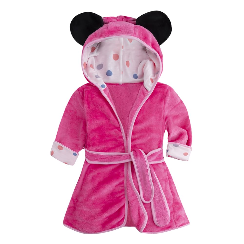 Charming Hooded Robe Warm Soft Sleepwear Housecoat