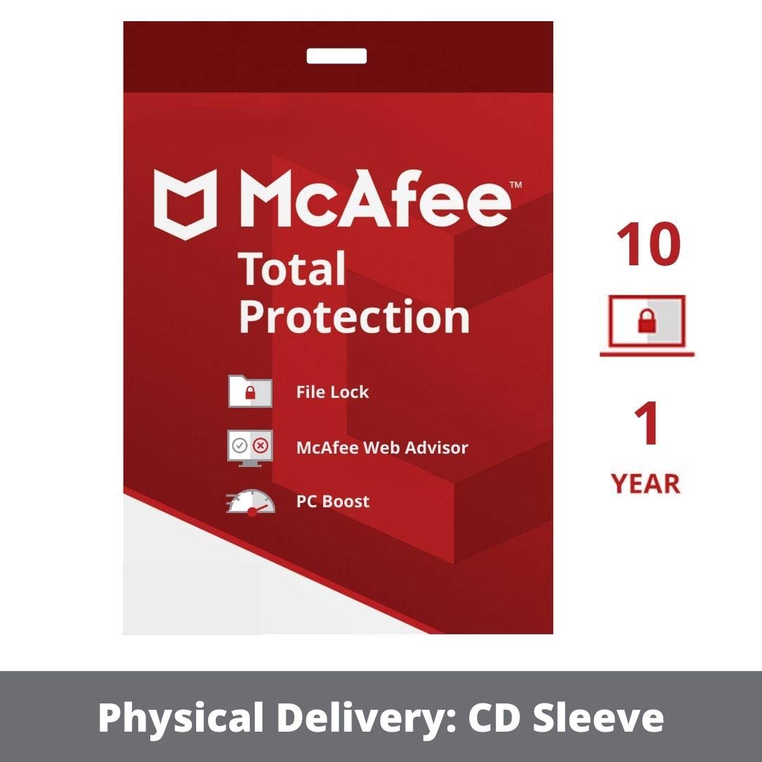 Mcafee Total Protection 2022|10 Device|Antivirus Internet Security Software|Vpn, Password Manager & Dark Web Monitoring Included|Pc/Mac/Android/Ios|1 Year Subscription|Physical Delivery (Cd) (B08QKK541C) Amazon Price History, Amazon Price Tracker