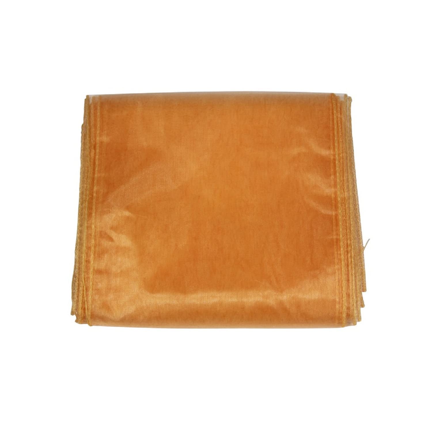 WedDecor 10pcs of Organza Chair Sashes, Fuller Wider Sash, Chair Cover Bows for Wedding Reception Party, Events, Birthday Party Décorations, 22cm x 280cm, Peach