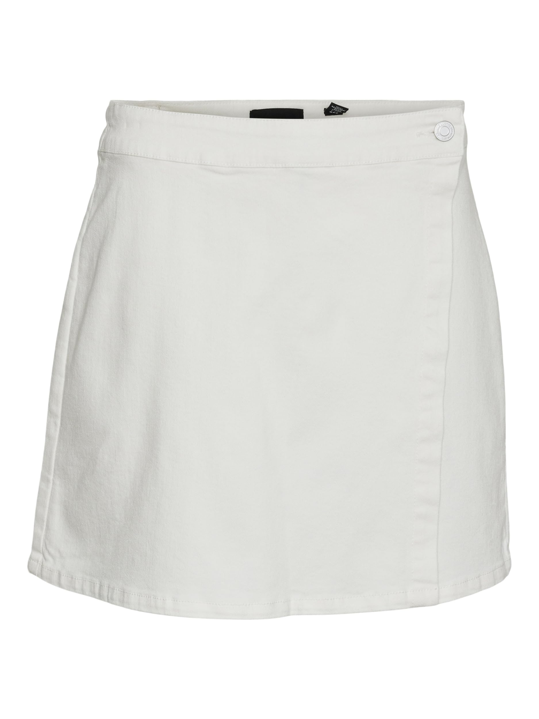 VERO MODA Women's Vmwild Millie Skort Shorts, Snow White/Detail:nue026 Bright Silver + Bright White, M