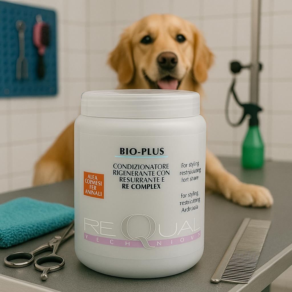 REQUAL CONDIZIONATORE BIO-PLUS RIGENERANTE MANTELLO CANE 1000 ML