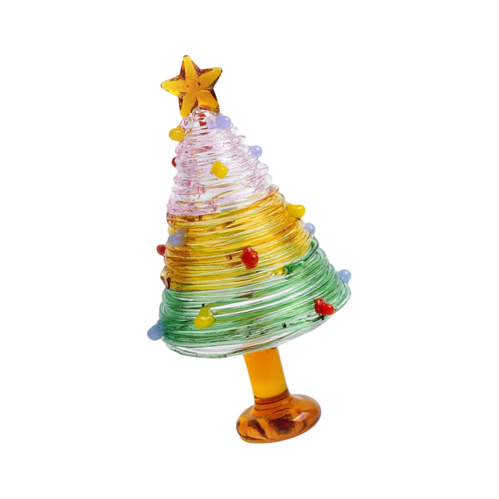 Foloda C Glass Hristmas Trees Ornament Handcrafted For Festives Home Ar Decoration Glass Hristmas Trees Ornament