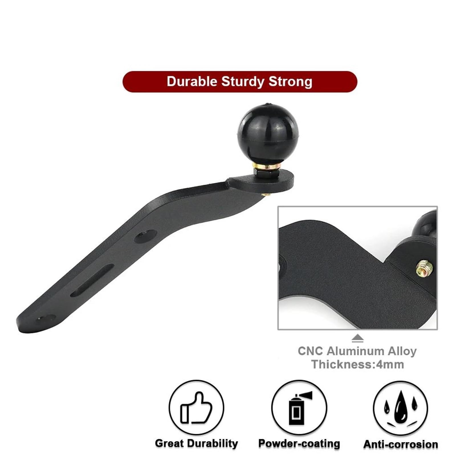 Soporte Móvil Bicicleta Soporte para Teléfono De Motocicleta Soporte para Marco Soporte para GPS Soporte Placa Navegación GPS para Pan para European para ST1300 2002-2024 Soporte Teléfono Bici