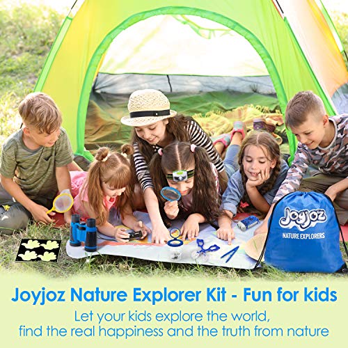 Joyjoz Outdoor Exploration Kit,Kids Adventure Set with Bug Catching Binoculars, Flashlight, Magnifying ,Compass, Gift Toys for Boys＆Girls 3-12 Years Old,Explorer Kit for Camping,Hiking,Education - Thumbnail 5