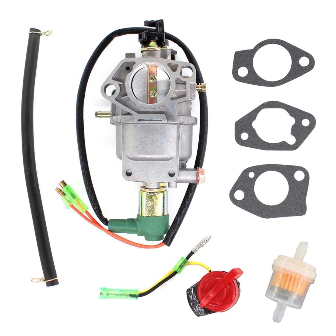 USPEEDA Carburetor Fuel Line Filter Kit for Generac Centurion GP5000 GP5500 GP6500 5944 5945 5946 0055770 005577-1 005578-0 389CC 5000 6250 Watt Generator