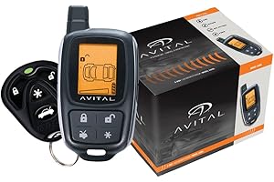 Avital 4105L 2-Way LCD 4-Button LCD Remote Security System