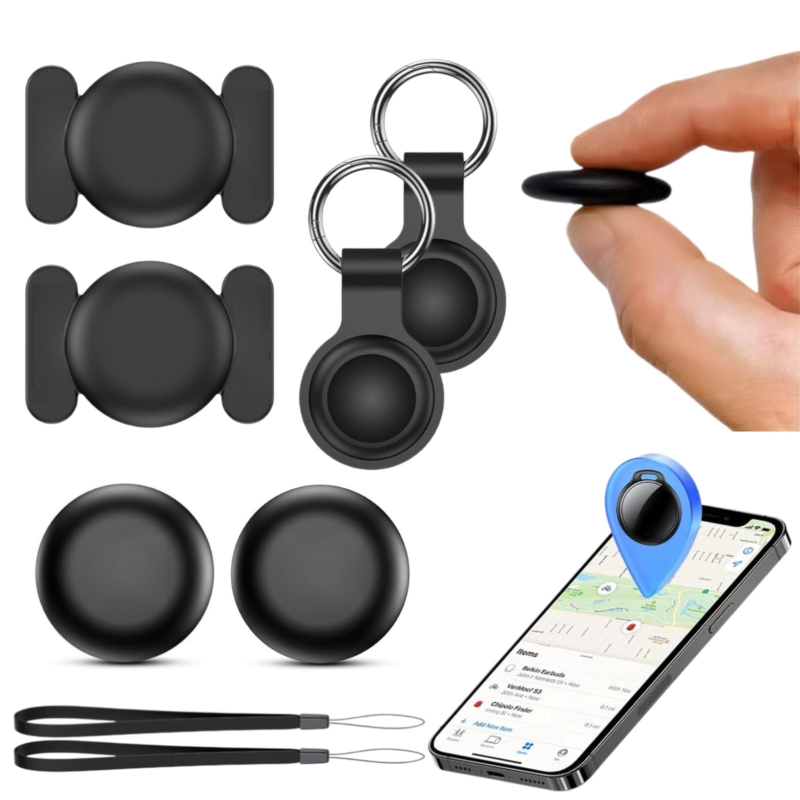 Traceo Localizzatore,Traceo Gps,Tracker GPS Magnetico,Dual System,Tracciamento in Tempo Reale con APP (Auto/Bambini/Moto/Valigia/Animali domestici),Impermeabile,Lunga Durata Della Batteria