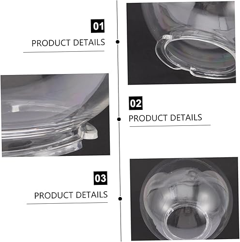 Miniatura 3 de Housoutil Pantalla de repuesto para lámpara de repuesto para lámpara de repuesto para lámpara de luz de repuesto para lámpara blanca, cubierta de