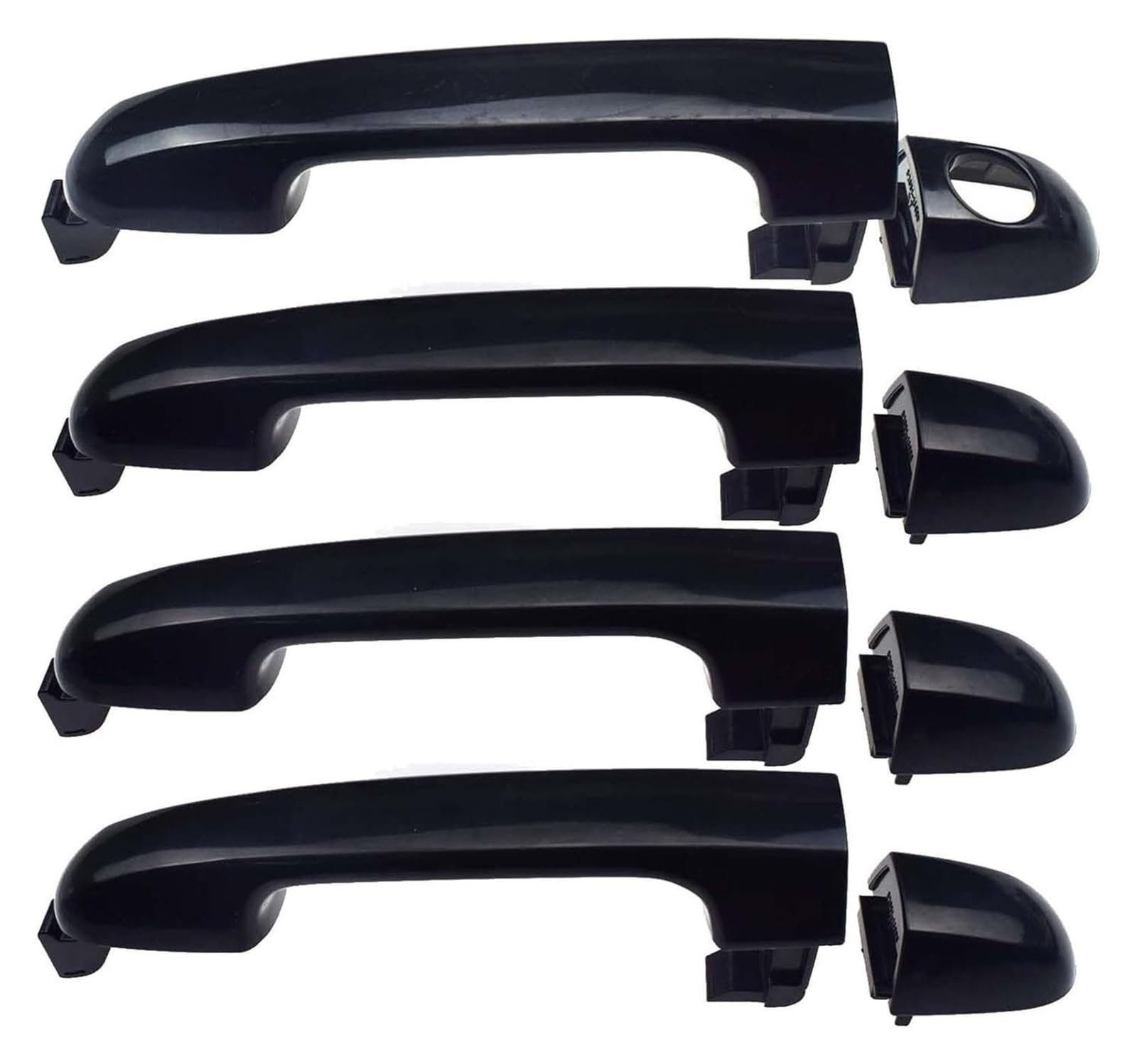 Qwqthgs Front Rear 4Pcs Car Exterior Door Handle Cap For Hyundai I20 2007-2014 Door Handle Left Right Front Rear Exterior 82651-1J000 83652-1J000 83652-1J000ca