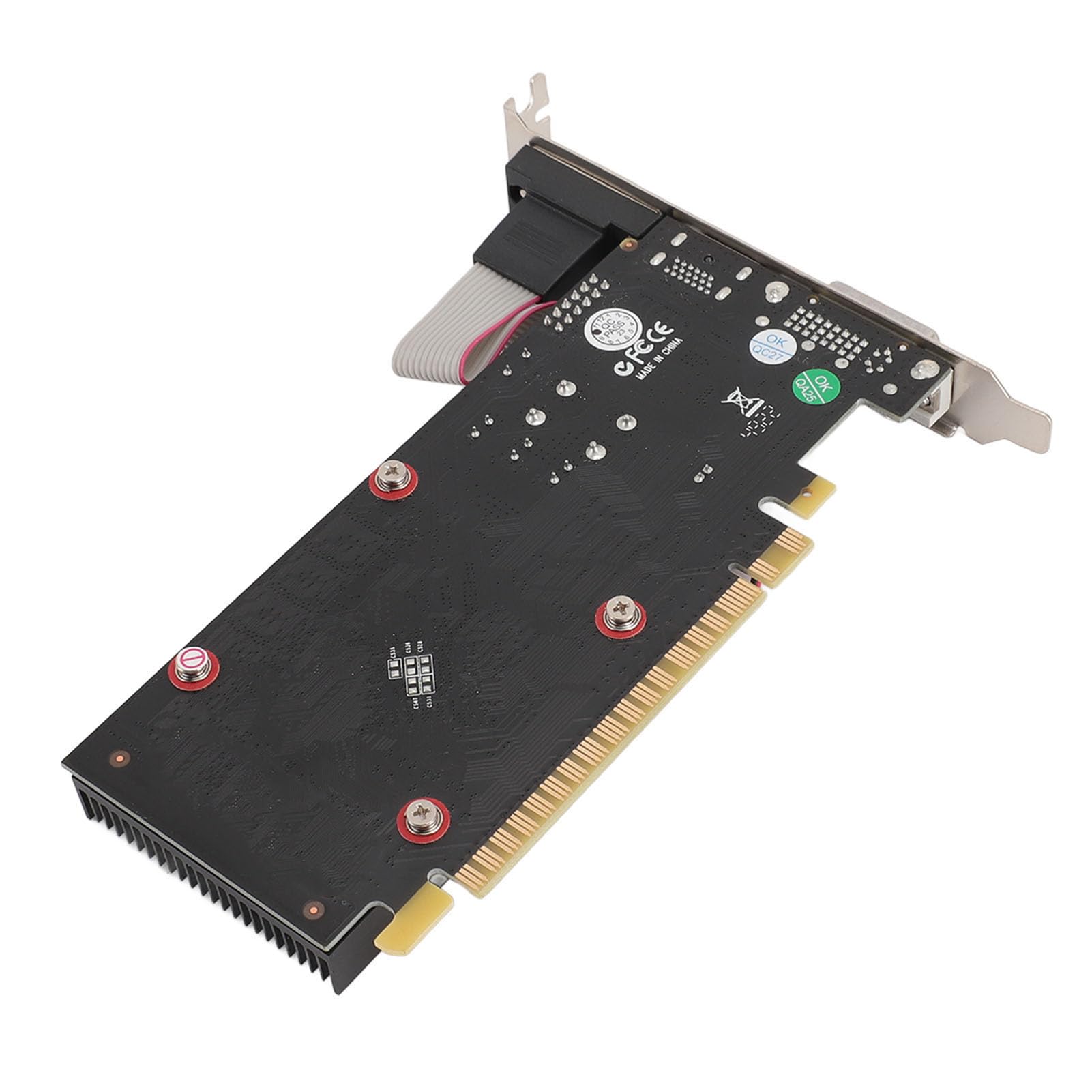VBESTLIFE GT610 Scheda Grafica da Gioco DVI HDMI VGA a Ventola Singola da 2 GB, 64 Bit, DDR3, 700 MHz, PCI Express 2.0 16X, Scheda Video a Basso Rumore per PC Desktop