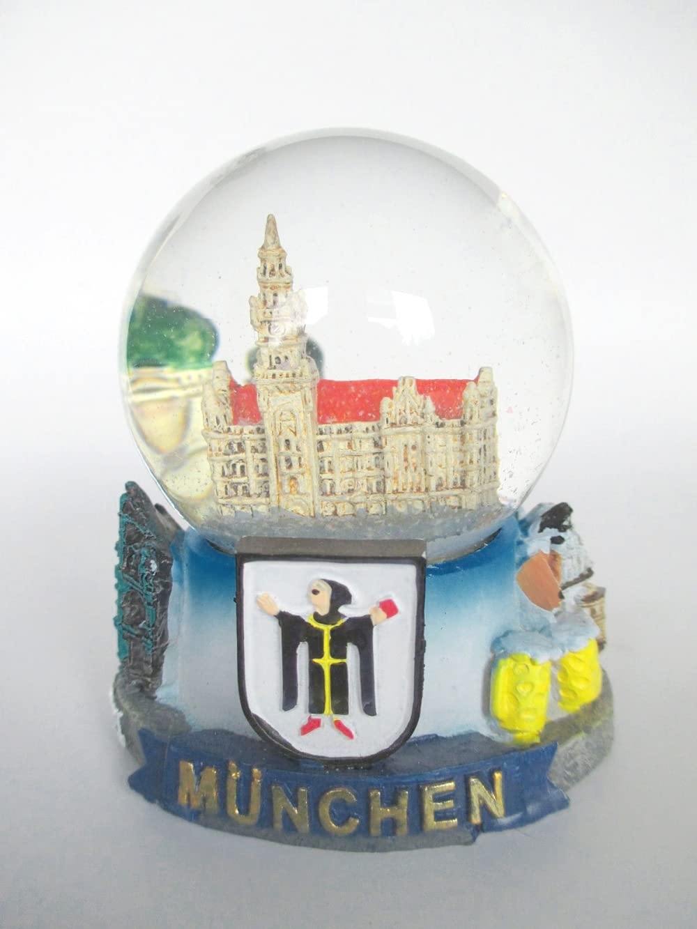 Schneekugel München - Klassisches Souvenir Mit Rathaus & Frauenkirche