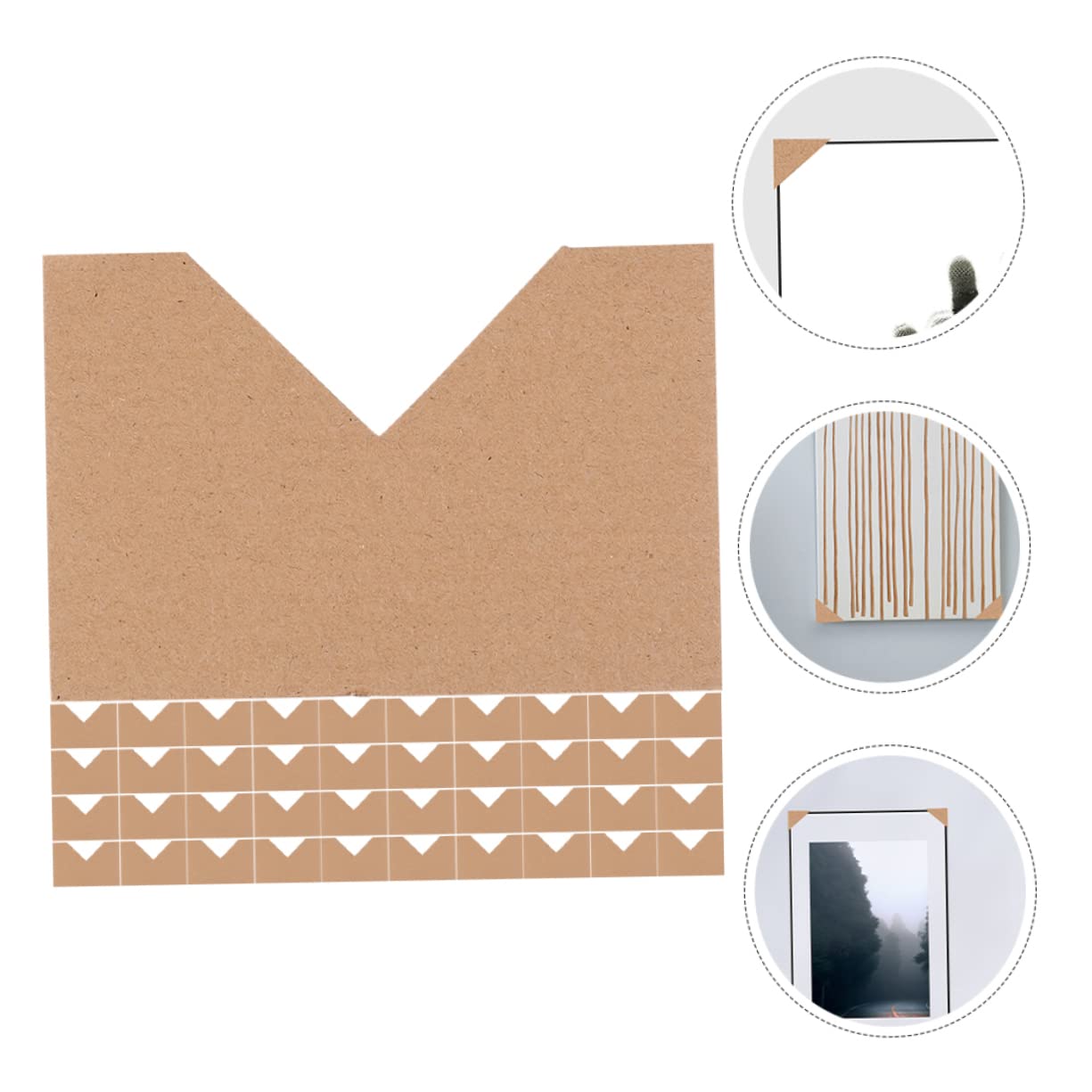HOUDERCO Moving Picture Frame Protective Corner Frame Protectors Easy Install Packing Supplies for Moving Packing Corners