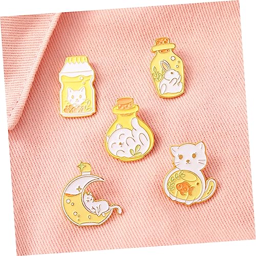 Broche chat en alliage de dessin animé : le petit cadeau idéal pour amateurs de félins