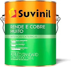 Tinta Suvinil Rende e Cobre Muito Acrilico Standart Palha 3,6L