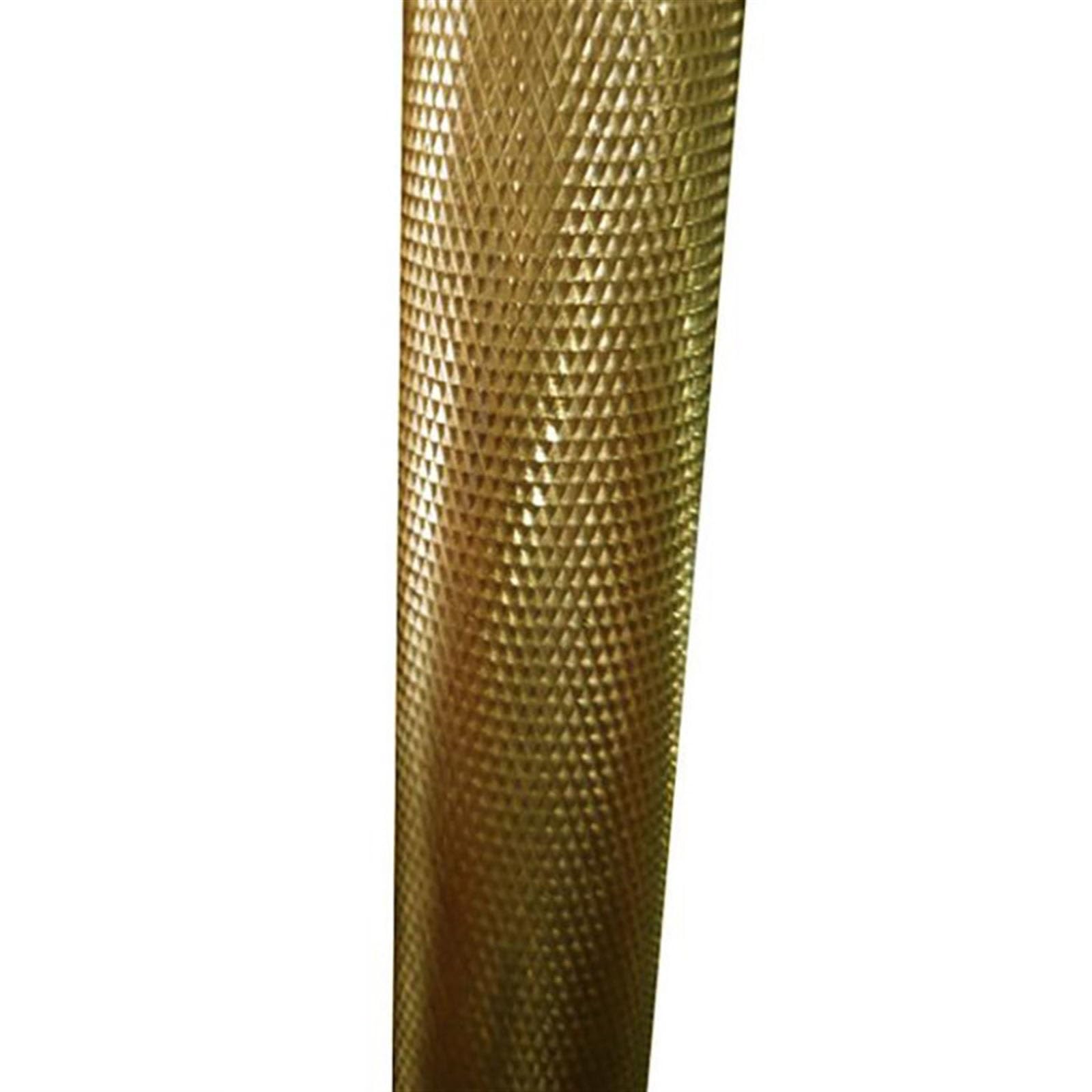 Asta zigrinata in ottone con diametro da 3 mm a 28 mm for lavori di precisione e progetti fai da te Tendenza(12mm x 500mm)