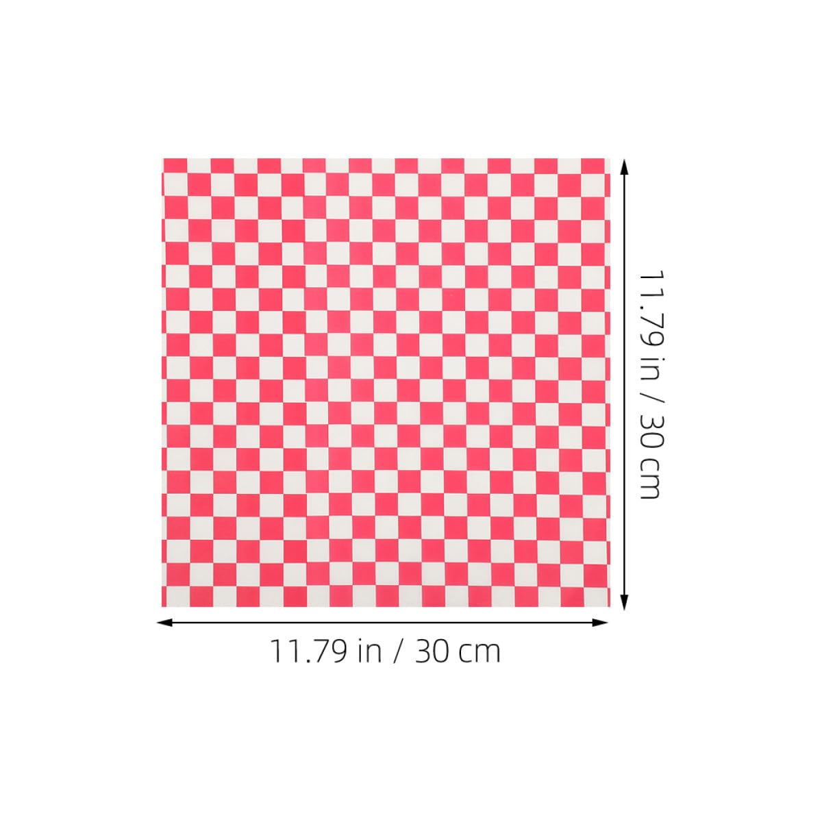 100 Hojas de Papel para Hornear Diseño Cuadriculado, Papel Resistente al Aceite para Sándwiches y Hamburguesas, Adecuado para Picnics y Barbacoas Color Aleatorio