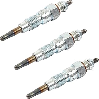 Set of 3 Fits Kubota Glow Plugs B5001 B5100 B6100 B7100 RC-15FD RC-20 RC-8FD KH-8