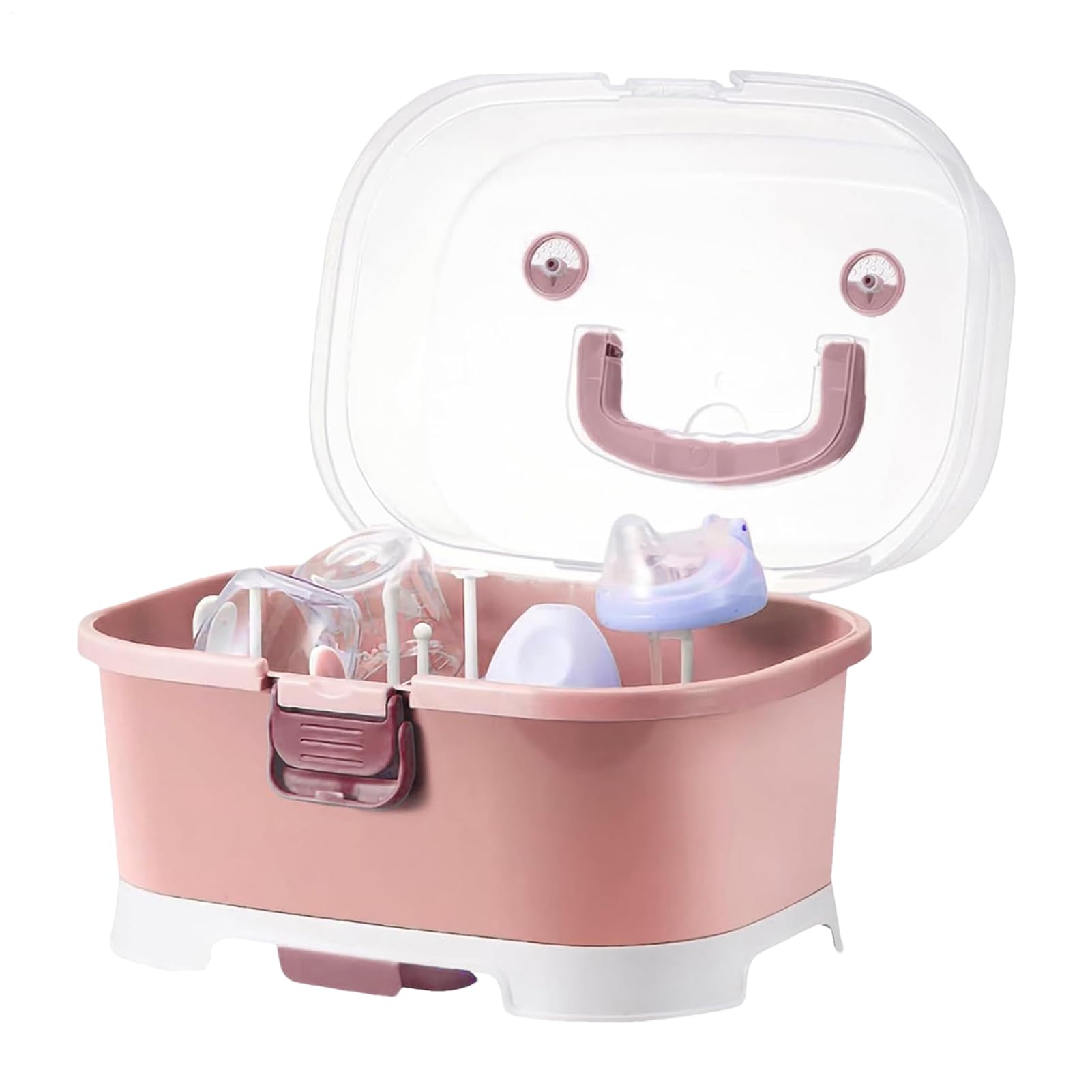 Babyflaschen Organizer, Baby Flaschenspeicher Organizer,Abnehmbare tragbare Staubflaschen -Trocknungsregal - Kindergärtenschachteln für Milchspeicher Fütterung für Kleinkind -Pflegekühlschrank