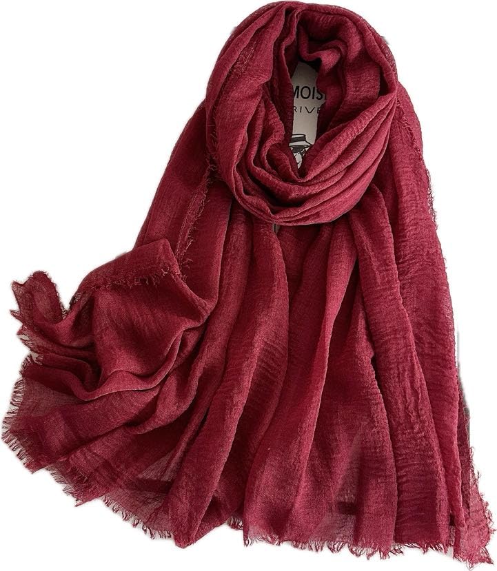 Hijab Scarf for Women,Cotton Hijab, Fashion Hijab Scarf,Hijab Scarf,Indian Muslim Women Scarf,Lightweight and Soft - Main Image
