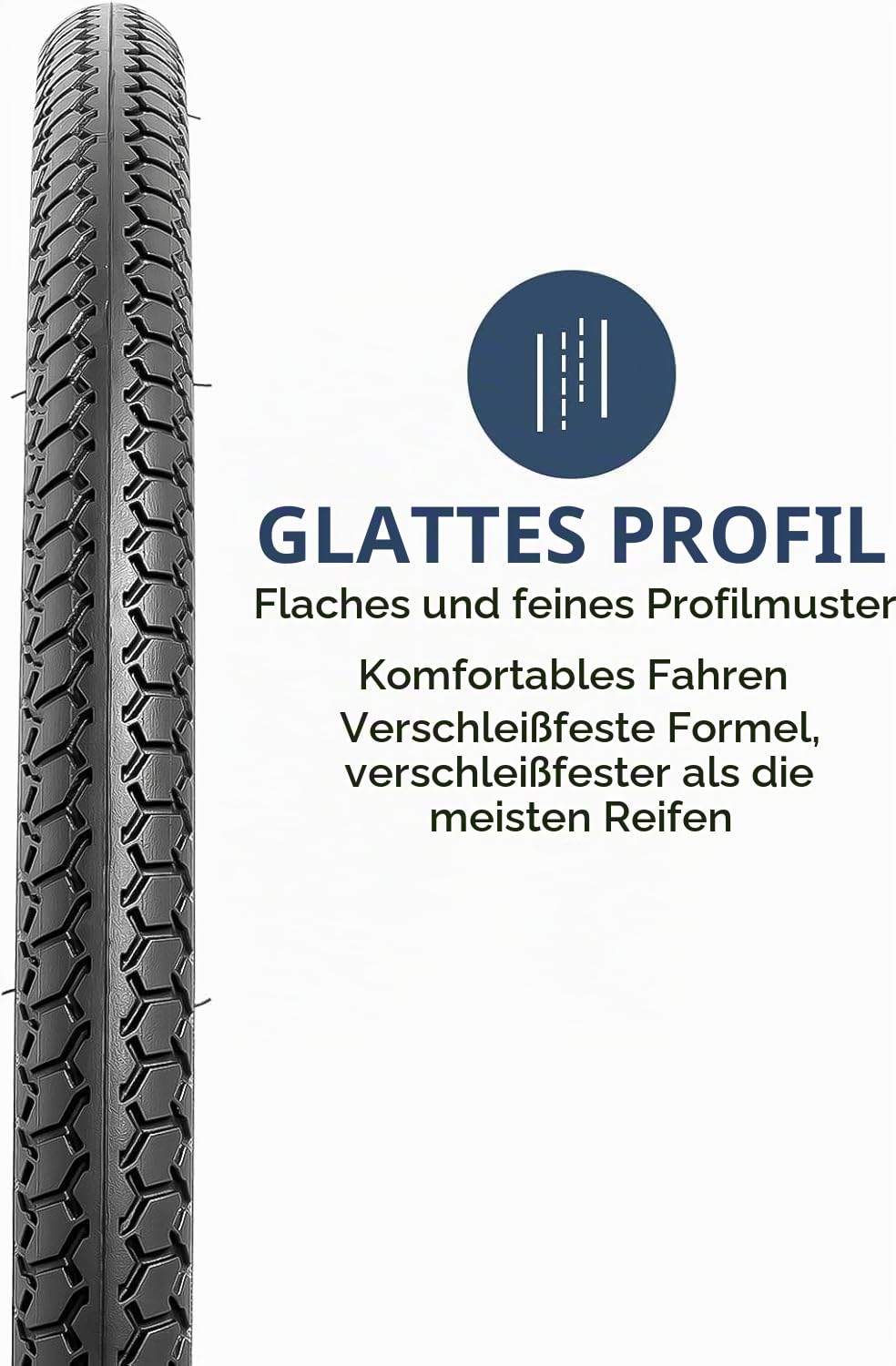 YunSCM 2Pcs 20 Zoll Fahrradreifen 20 x 1 3/8 Mantel 37-451 kompatibel 20X1 3/8 20 x 1 3-8 Stadt/Straße Reifen