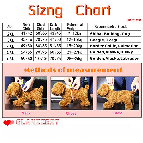 Glanzzeit Dog See-Through Raincoat Cool Rain Jackets Adjustable Poncho For Medium Large Dogs 2Xl To 6Xl (6Xl, Blue) #TOP1