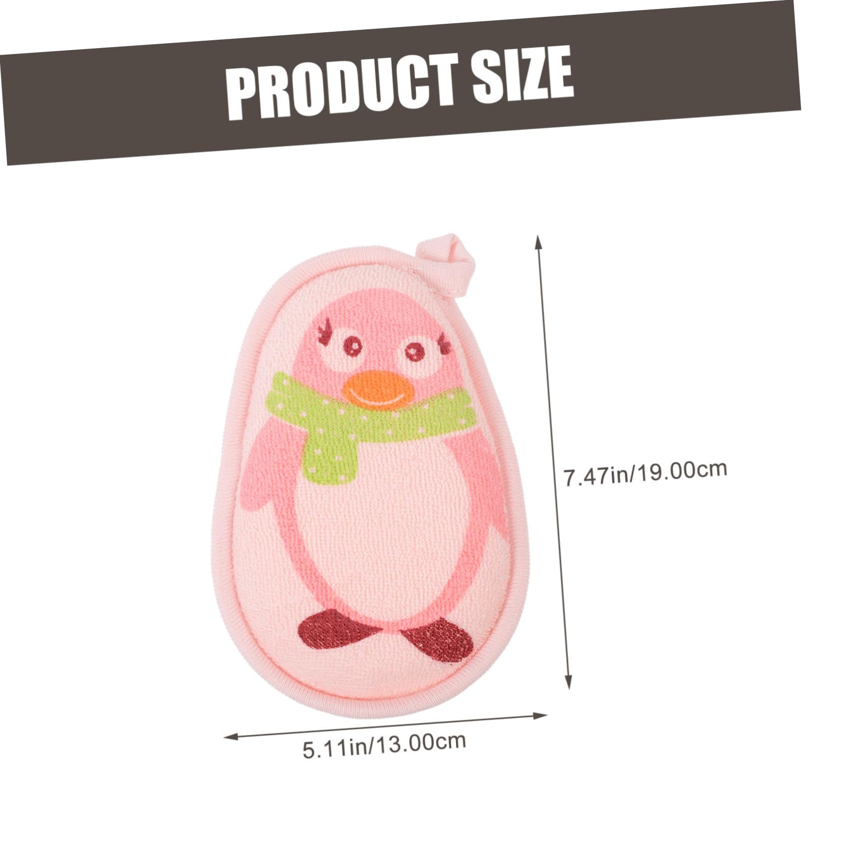 NULYLU Baby Sponge for Bathing Newborn Toddlers 3 Pieces Set Gentle Shower Scrubber