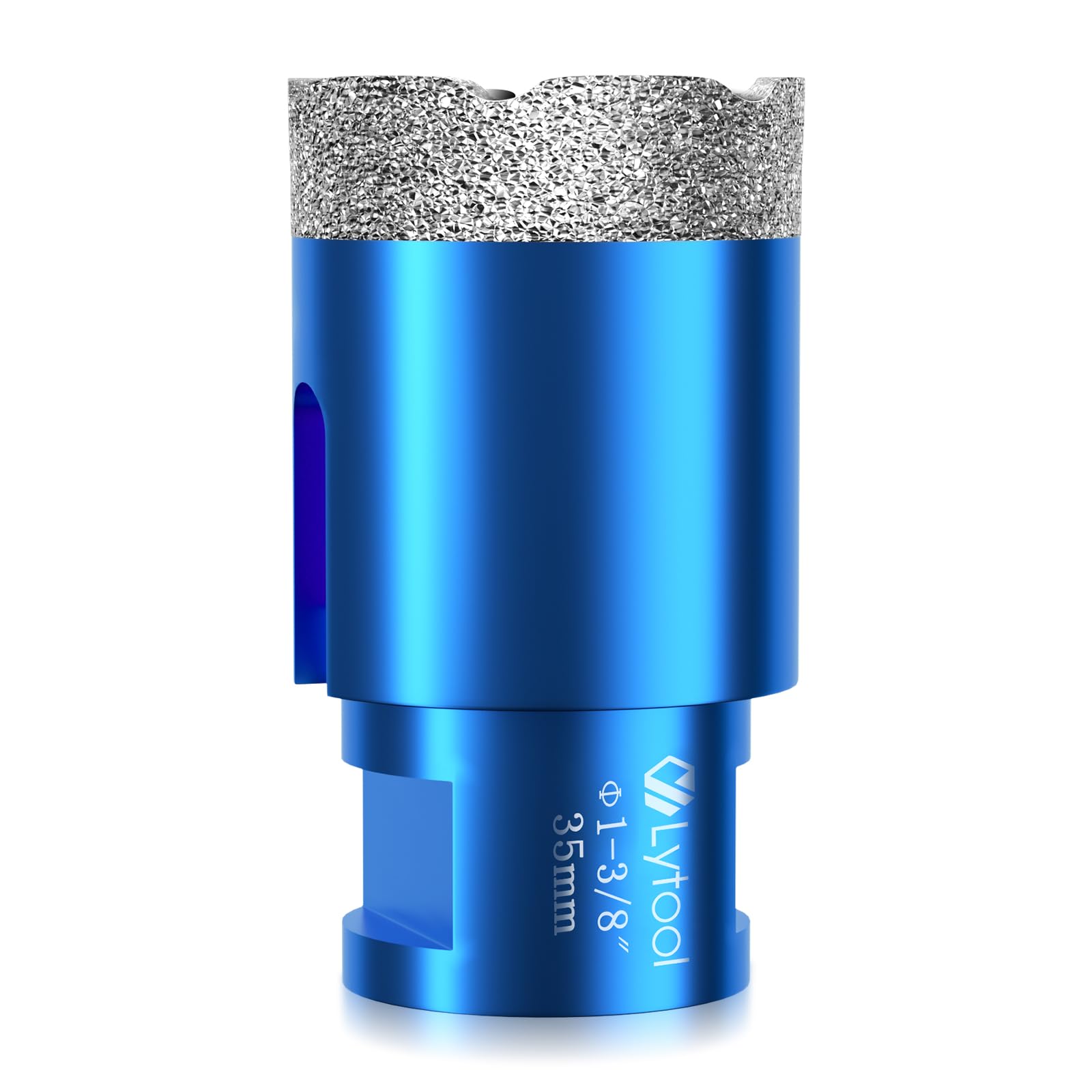 Diamant Fliesenbohrer 35 mm, Lytool Diamantbohrer Lochsäge für M14 Winkelschleifer zum Bohren von Fliesen, Glas, Marmor, Granit, Feinsteinzeug