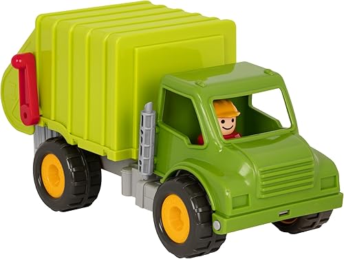 Miniatura 18 de Battat – Camión de volquete amarillo – Camiones clásicos para niños pequeños – Juguetes de construcción para niños – Ruedas de goma suave – 18+