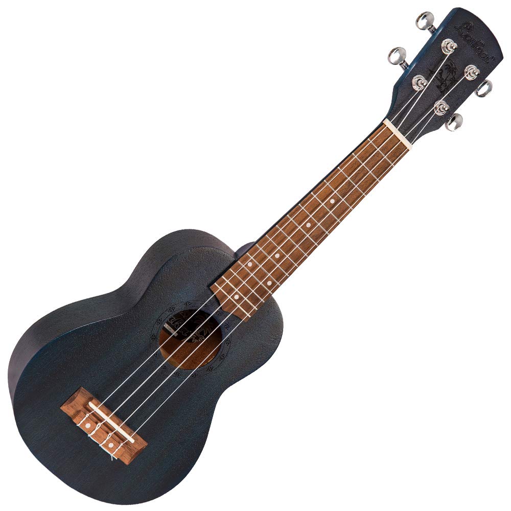 LAKA ACOUSTIC UKULELE & BAG ~ SOPRANO ~ MIDNIGHT BLUE VUS5BL