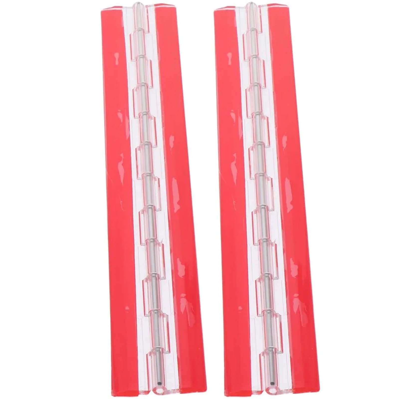 2pcs Self-Adhesive 300mm Piano Hinge Transparent Plastic Butt Long for Pianos