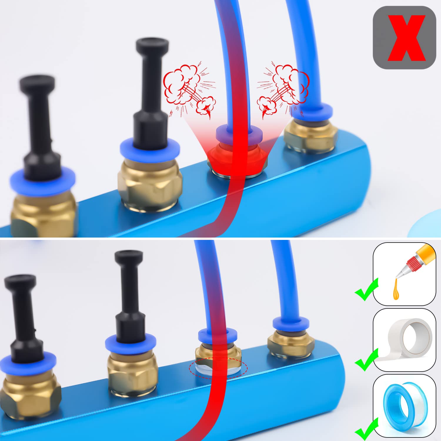 Pneumatik Verteiler in Sonstige Industrie-Fittings & -Adapter online kaufen