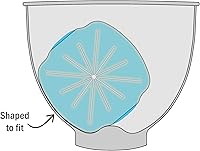 Vista 5 de Whisk Wiper® PRO para batidoras de pie - Mezcla sin el lío - El mejor accesorio para batidora de pie - Compatible con batidoras KitchenAid