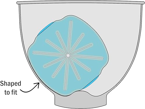 Miniatura 5 de Whisk Wiper PRO accesorio para batidoras de cabezal inclinable Mezcla sin desorden El accesorio de batidora definitivo, Aguamarina (Aquamarine)