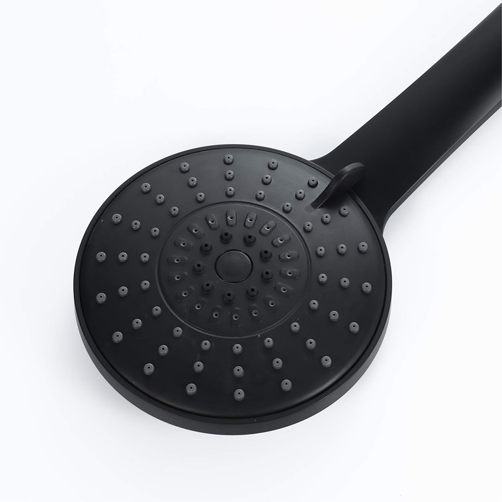 Set soffione Doccia Nero Set soffione Doccia in ABS Soffione Doccia a Risparmio idrico 3 funzioni Soffione Doccia Manuale ad Alta Pressione con Tubo Doccia da 1,5 m e Supporto