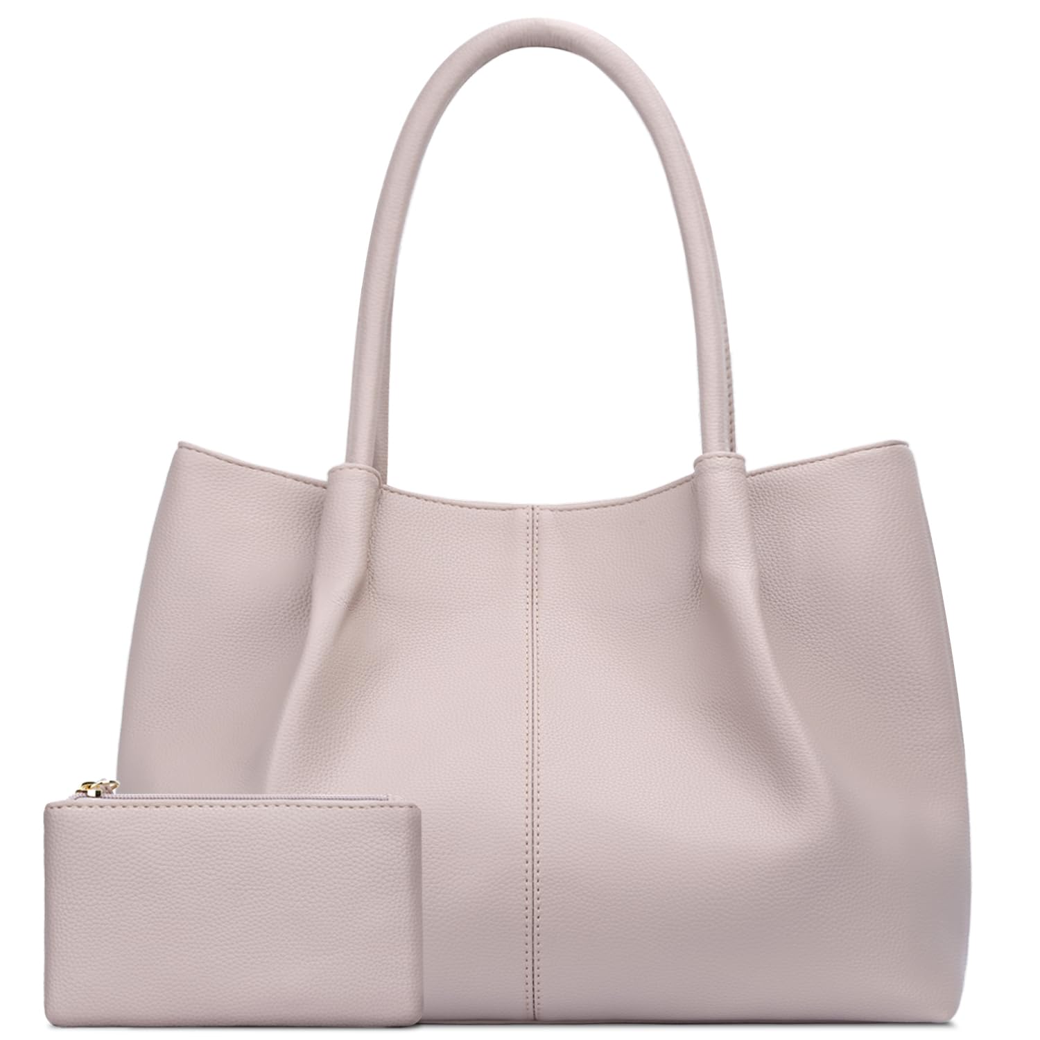 KKXIU Tote Bag for Women Vegan Leather Shoulder Purse Large Capacity Travel Bag