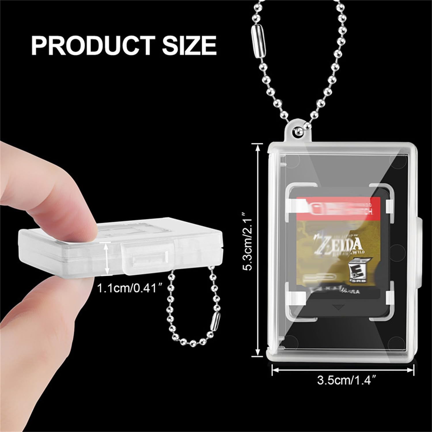Amazon.com: 10PCS Game Card Case with Keychain Compatible with