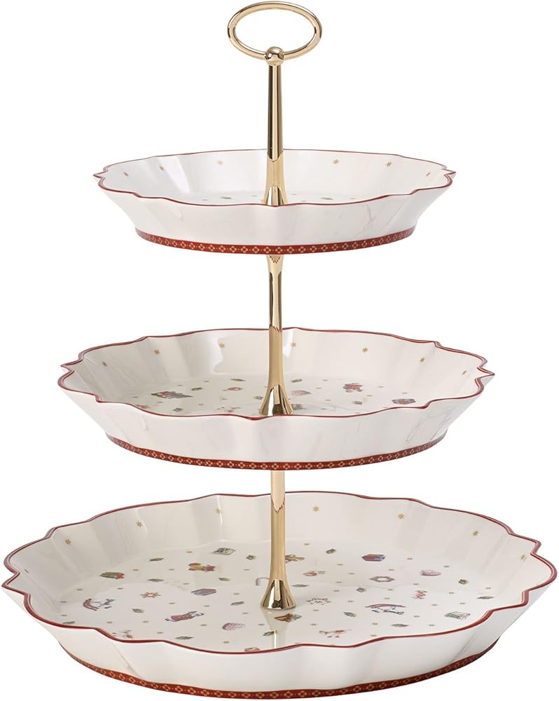 Villeroy & boch toy`s delight alzata in porcellana multicolore 1485857880