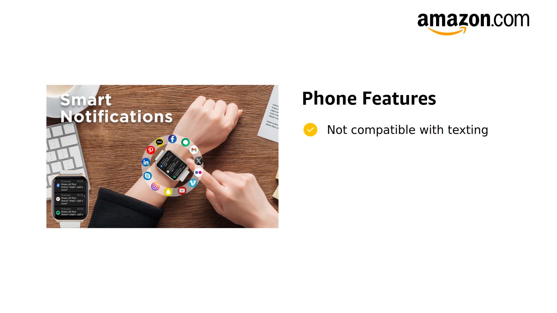 Amazon.com: Motorola Moto Watch 70 - Health and Fitness Bluetooth