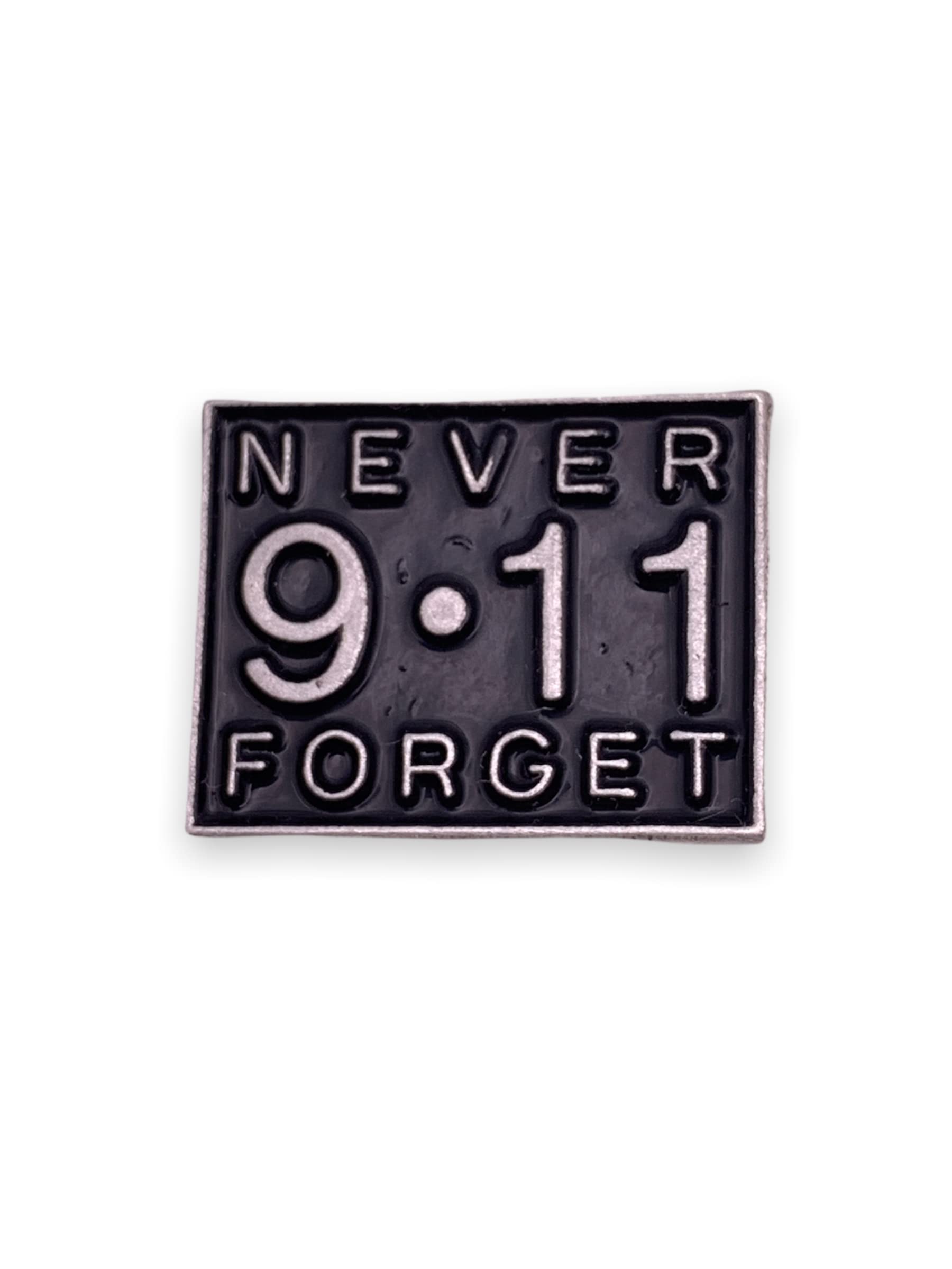 Never Forget 9/11 Lapel Pin by StockPins - Remember 9/11 Products in Memorial of 9/11 Heroes and Patriots Pins, Never Forget Pin, Buttons for Backpacks