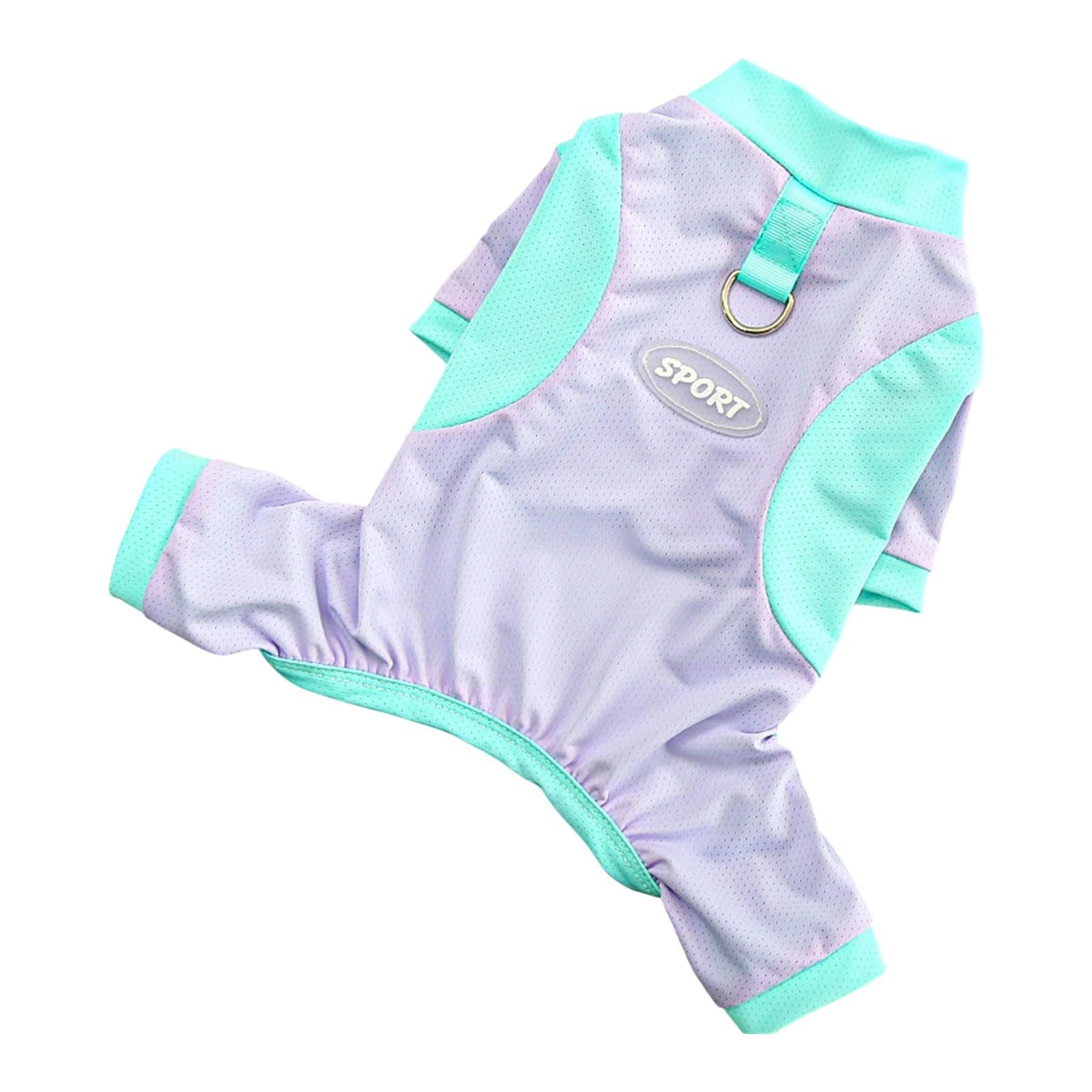 Cooling Shirts for Dog Soft T Shirt Vest Clothes Breathable Pet Apparel Tank Top Sweatshirt Pets Spring Summer Cooling Dog T Shirt with UV Protection Moisture Wicking Fabric Colorful Puppy Tank Tops