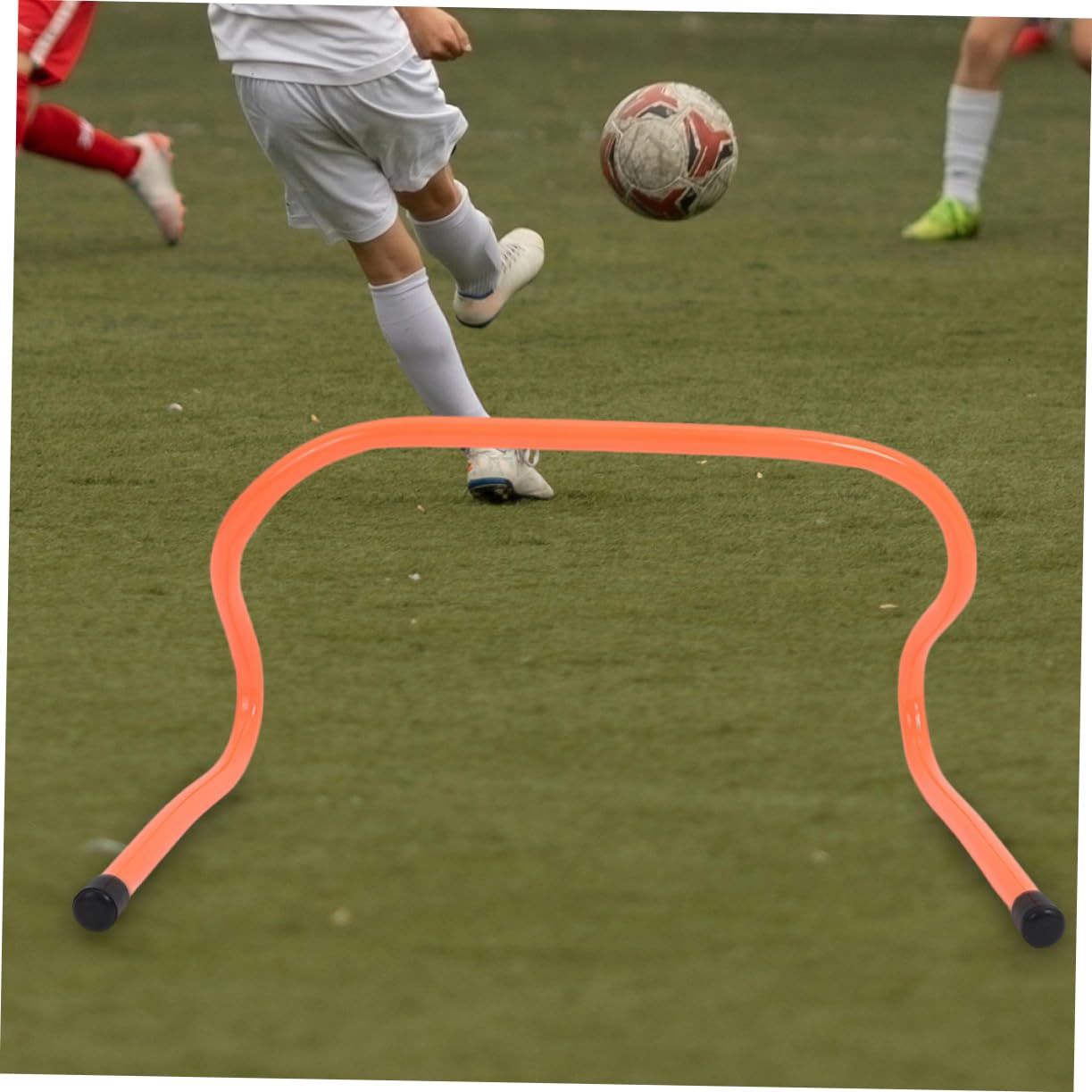 Yardwe 4piezas Vallas De Agilidad para Fútbol Accesorios De Entrenamiento Vallas De Plástico Resistentes Al Desgaste