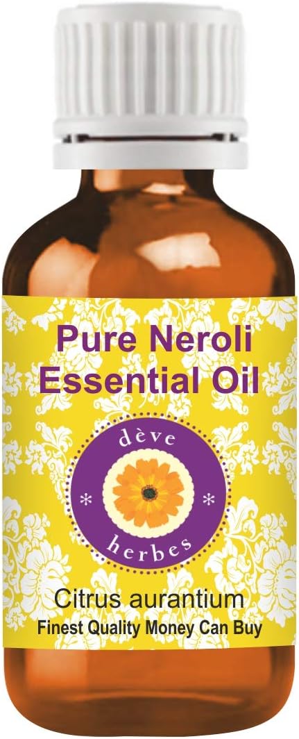 Pure Neroli Essential Oil (Citrus aurantium) Steam Distilled Natural Therapeutic Grade 30ml (1 oz)