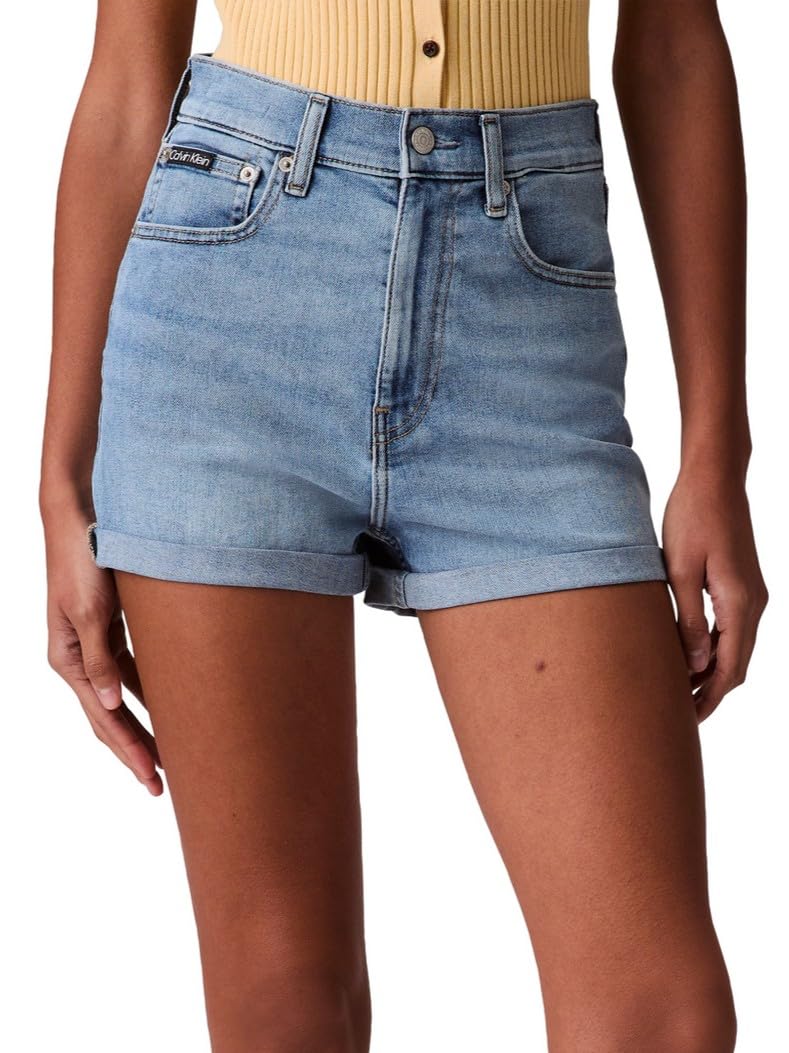 

                                                    Calvin Klein Women's High Rise Denim Shorts