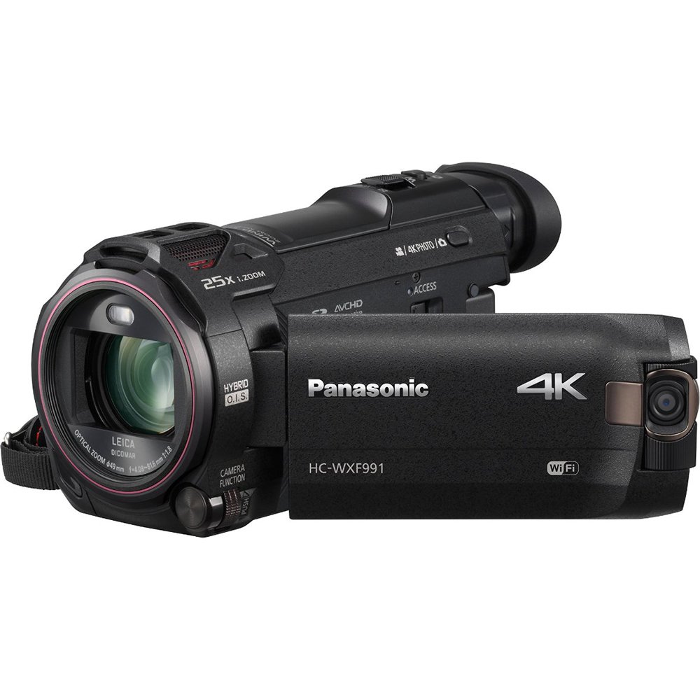 Panasonic Hc-Wxf991K Filmadora 4K Ultra HD Com Wi-Fi, Pacote Preto