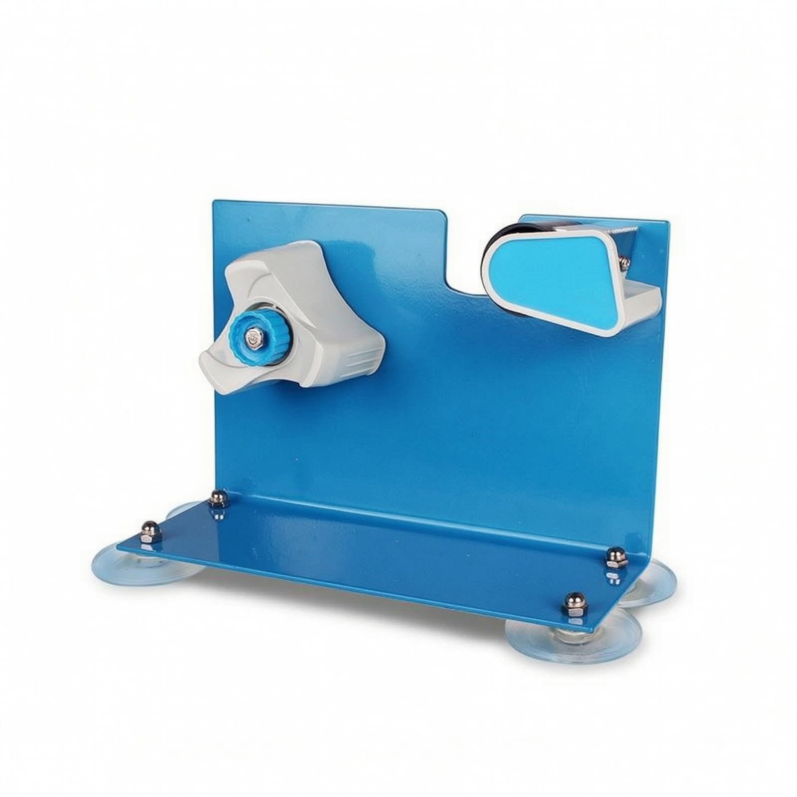 Dispenser Nastro Adesivo Taglierina Nastri Portanastri Erogatore Nastro Supporto Ferro Robusto con Taglio Rapido E Ventose Antiscivolo Adatto a Imballaggio Spedizioni Ufficio Laboratorio