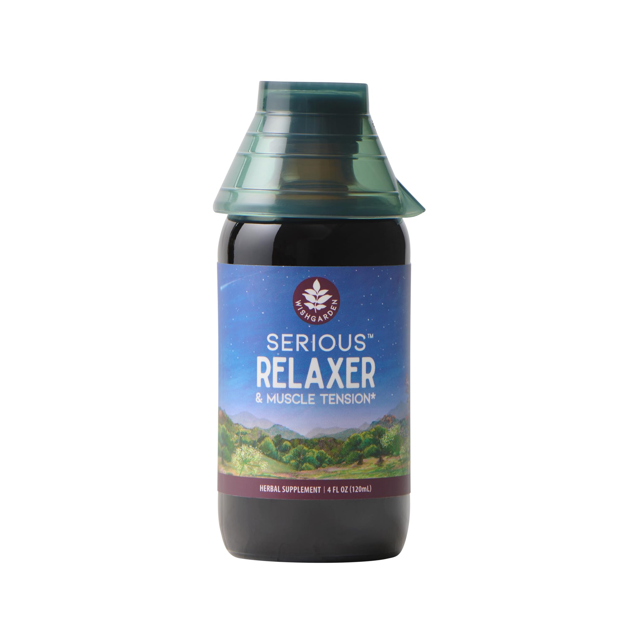 WishGarden Herbs Serious Relaxer & Muscle Tension - All-Natural Muscle Relaxation Herbal Supplement with Wild Lettuce & Wood Betony, Releases Muscle Tension, Relax Muscles & Muscle Discomforts, 4oz