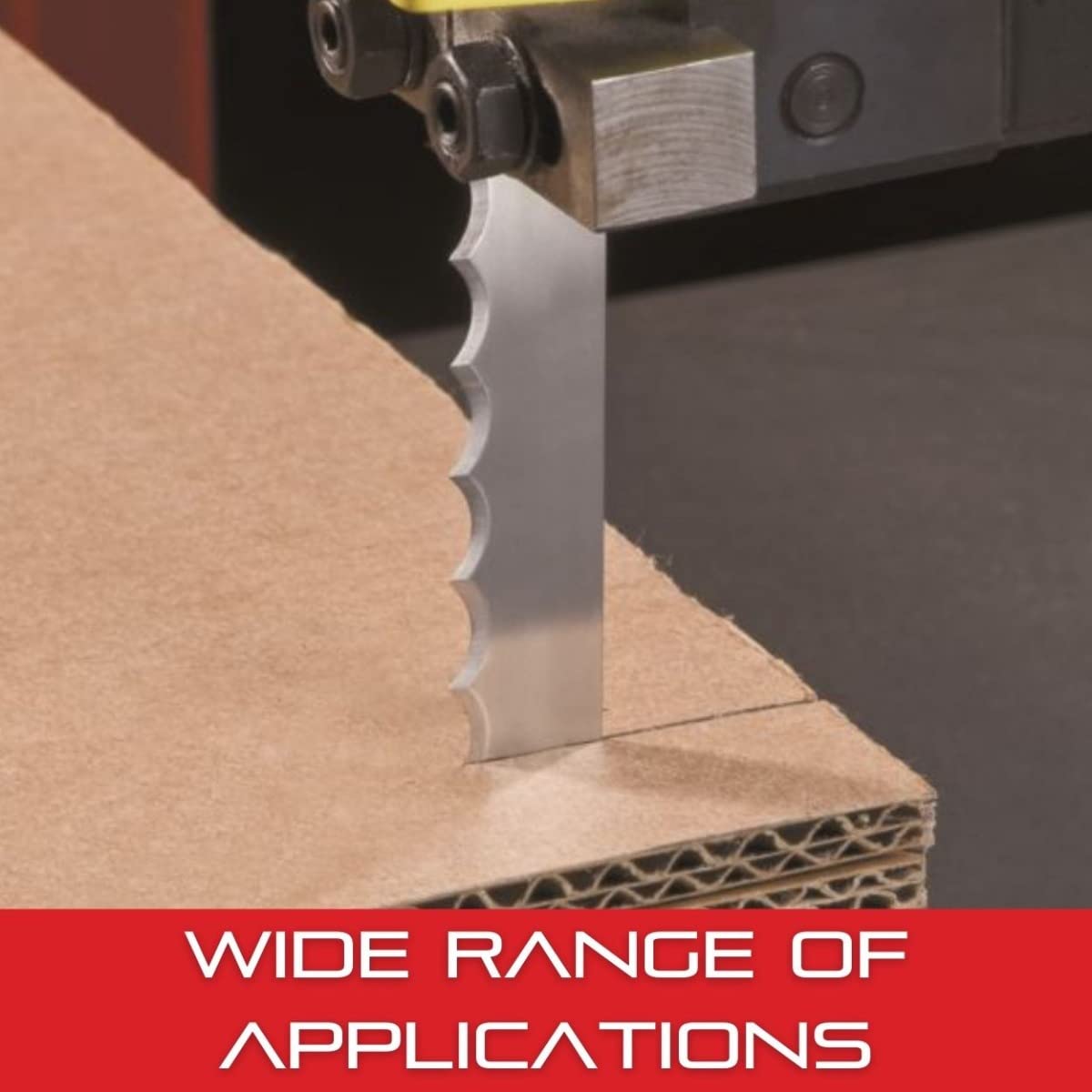 Starrett Duratec SFB Band Saw Blade with Carbon Steel - Regular Tooth, Raker Set, Neutral Rake - 115-1/2" Length, 3/4" Width, .032" Thickness, 10 TPI - 91570-09-07-1/2