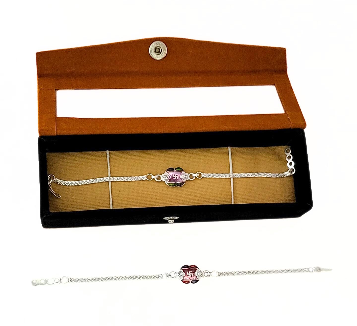See full amazon price history chart for RELBEES Silver bracelet Rakhi/Silver Rakhi for brother/Rakhi for brother/Rakhi with velvet gift box for brother,bhai,bro,kids,bhabhi(1080) RELBEES Silver bracelet Rakhi/Silver Rakhi for brother/Rakhi for brother/Rakhi with velvet gift box for brother,bhai,bro,kids,bhabhi(1080) (B0D2P9HXMJ) Amazon Price History, Amazon Price Tracker