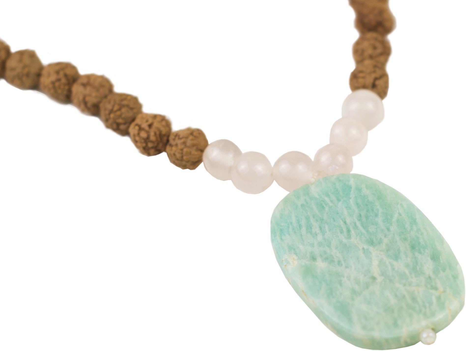 Limber Stretch Authentic Tibetan Rudraksha 108 Mala Bead Necklace